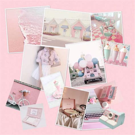 Retro Pastel Pink Aesthetic Collage Aesthetics Amino