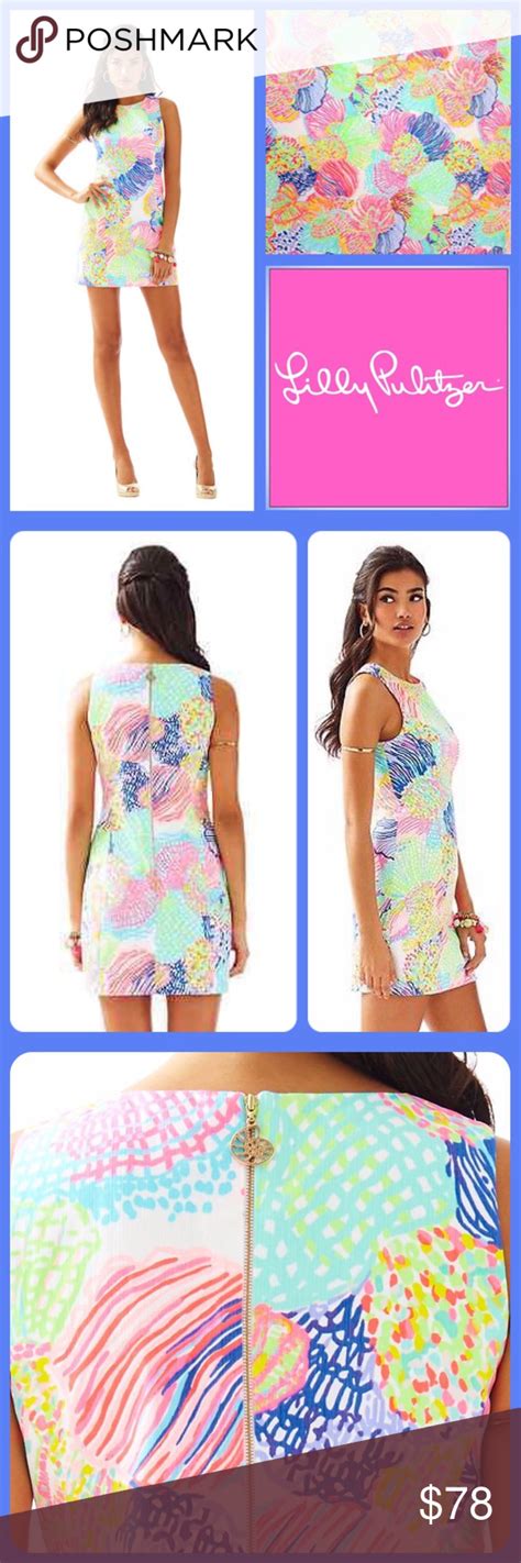 Nwt Lilly Pulitzer Mila Shift In Roar Of The Seas Lilly Pulitzer