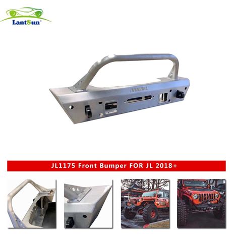 Aluminum Alloy Car Front Bumpers For Jeep Wrangler Jl 2018 China