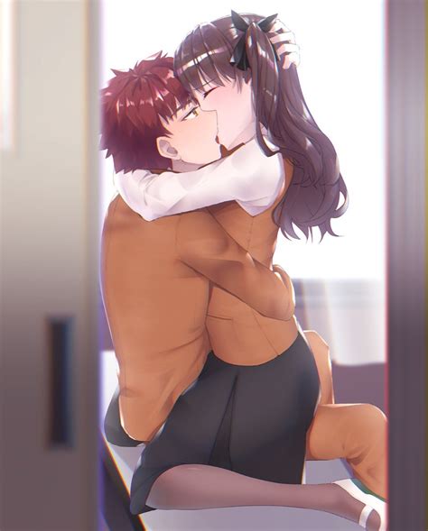 Tohsaka Rin And Emiya Shirou Fate And 1 More Drawn By Hobby0203159