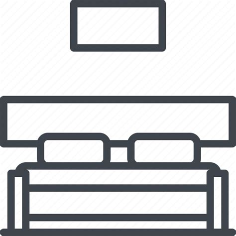 Bed Bedroom Interior Icon Download On Iconfinder
