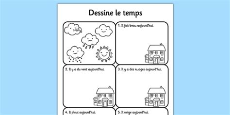 French Weather Activity Learning Resources Teacher Made