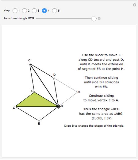 The Medians Of A Triangle Divide It Into Three Smaller Triangles Of Equal Area Wolfram