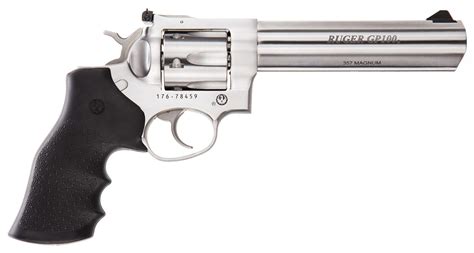 Ruger Gp100 Stainless 6 357 Magnum Revolver Stainless Steel 6rd 6