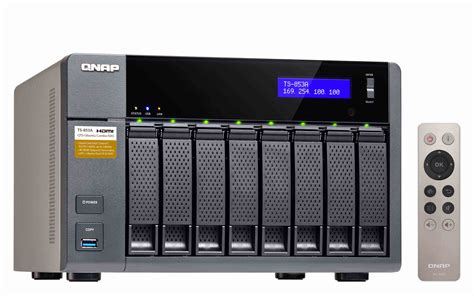 In other words, a network attached storage server allows you to share media files between computer servers and portable entertainment devices. TS-853A Qnap Storage NAS 8 baias até 96 TB .Qnap é na ...