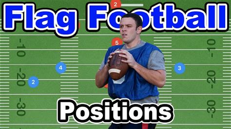 Offensive Positions In Flag Football Youtube