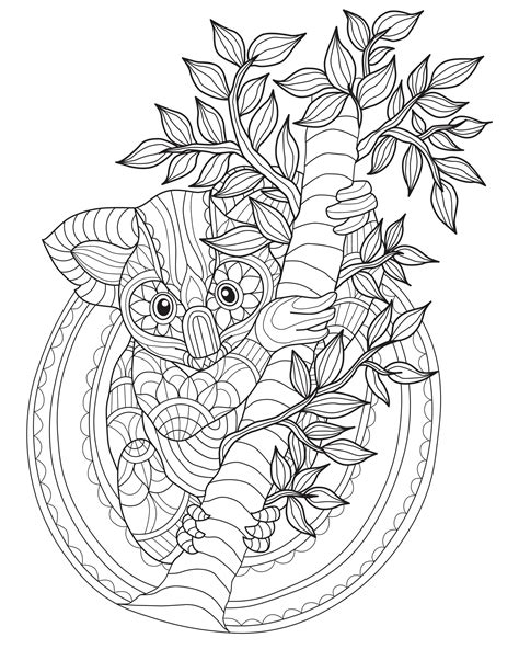 Mandala Animals Coloring Book 2 40 Coloring Pages For Etsy