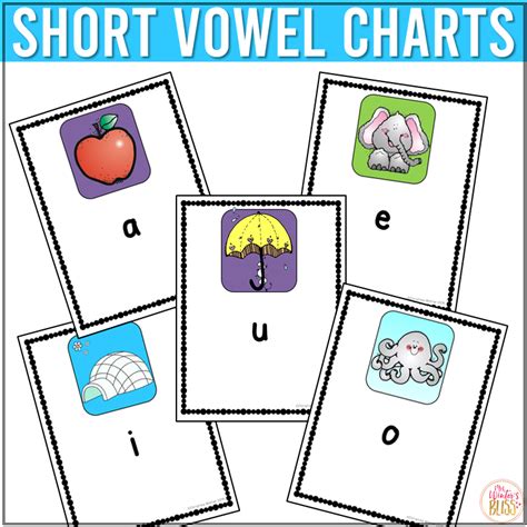 Vowel Anchor Charts Mrs Winters Bliss Resources For Kindergarten