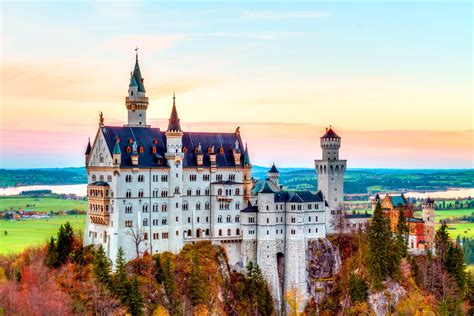 mountain, Autumn, Neuschwanstein, Castle, Alps, Germany, Bavaria Wallpapers HD / Desktop and ...