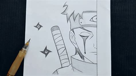 How To Draw Shisui From Naruto Shisui Step By Step Easy Tutorial