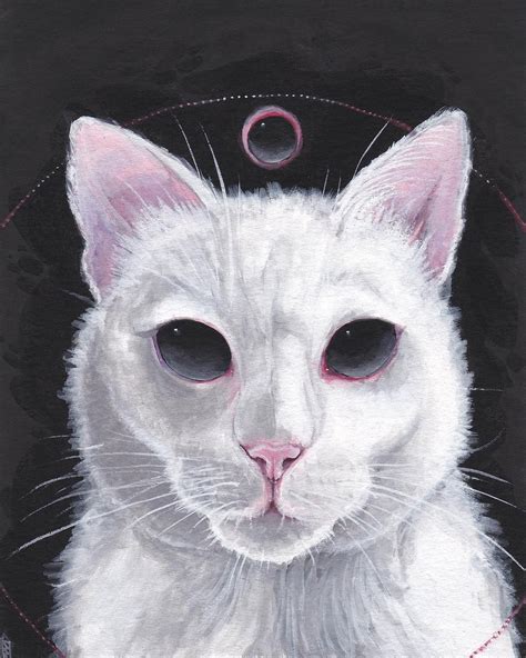 Painting Inspiration Art Inspo Sad Art Creepy Art Cat Drawing
