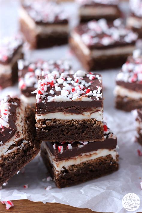 Peppermint Cream Brownies A Kitchen Addiction