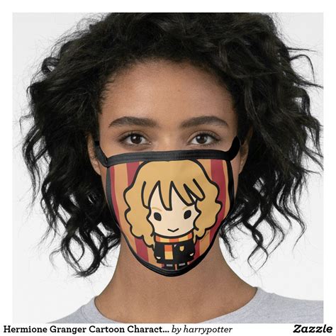 Hermione Granger Cartoon Character Art Face Mask Harry Potter Face