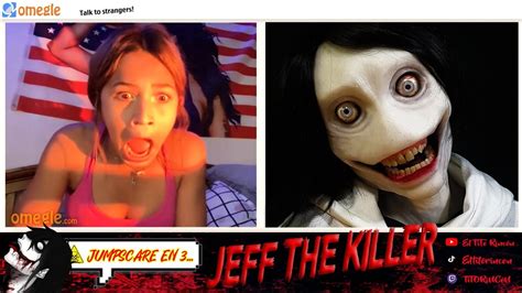 jeff the killer jumpscare pranks i bromas y sustos en omegle youtube