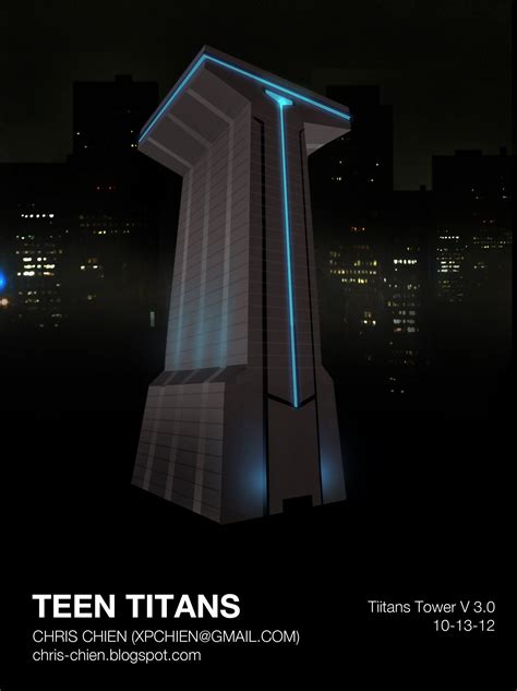 Teen Titans Project Live Action Fan Film Design Of Titans Tower The
