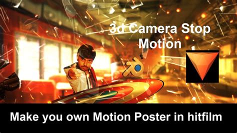 How To Make Motion Poster Hitfilm In Tamil Lmws Youtube