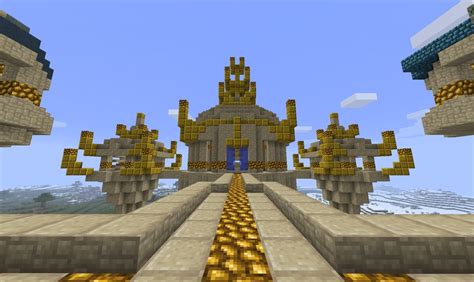 Floating Sky Temple Part Of Adventure Map Minecraft Project