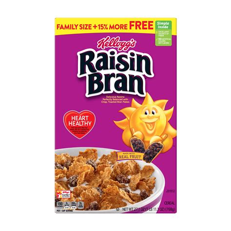 Kellogg Raisin Bran Original Breakfast Cereal 271 Oz
