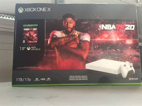 Microsoft Xbox One X 1 Tb With Nba 2k20 Special Edition Fmp 00153 For
