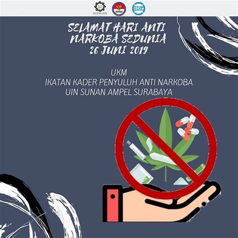 repost ig ikpan uinsa surabaya peringatan hari anti narkoba internasional 2019 yang diperingati