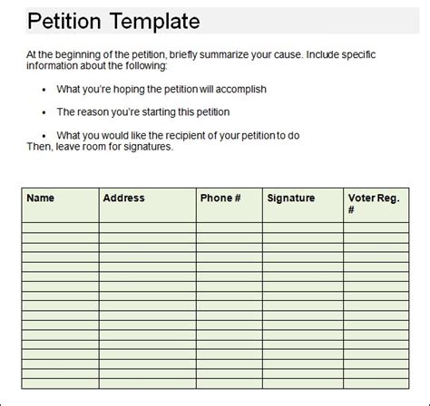 24 Sample Petition Templates Pdf Doc Sample Templates