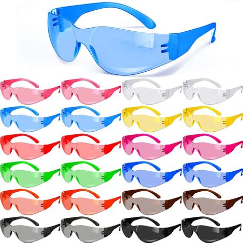 24 pack safety glasses scratch resistant safety lens eye protection polycarbonate