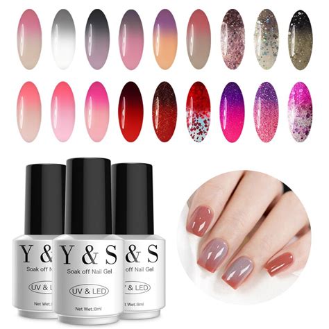 8ml Temperature Color Changing Gel Nail Polish Yands Thermal Color Change