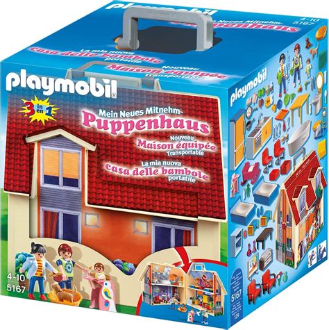 Playmobil 5167 Dollhouse Take Along Modern Dollhouse For Children Ages