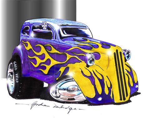 Pin By Dan The Hot Rod Man 1 On Dap Of Drawing Carsrods And Trucks 5