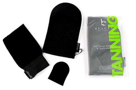 Self Tanner Tanning Mitt Set Complete Tanning Mitt Kit With Exfoliating Gloves Body And Face