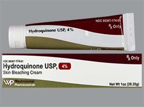 Rx Item Hydroquinone 4 2835 Gm Cream By Westminster Pharma Usa