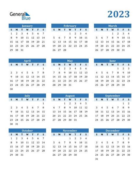 2023 Calendar Microsoft Word Printable Calendar 2023