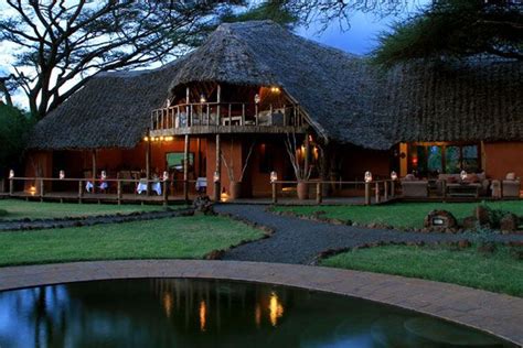 Located In Amboseli National Park Kenya The Lodge Is Hidden In The