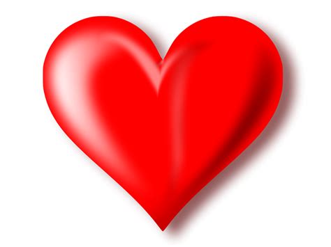 Heart Clip Art 3d Red Heart Transparent Background Png Download