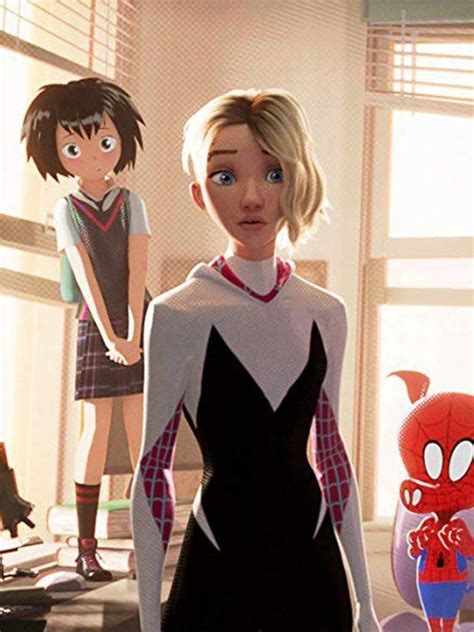 Spiderman Into The Spider Verse Gwen Stacy Jacket New American