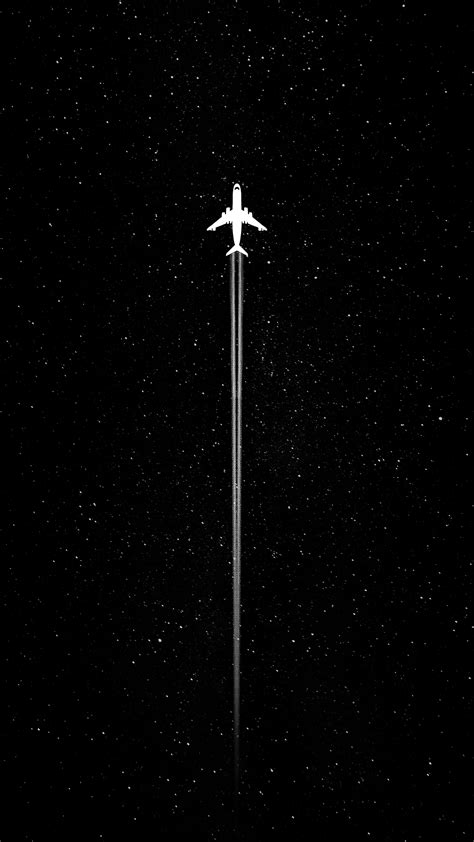 2160x3840 White Plane Dark Minimal 4k Sony Xperia Xxzz5 Premium Hd