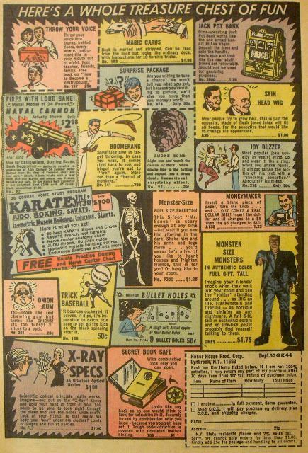 Art Skool Damage Christian Montone Vintage Comic Book Ads 1958