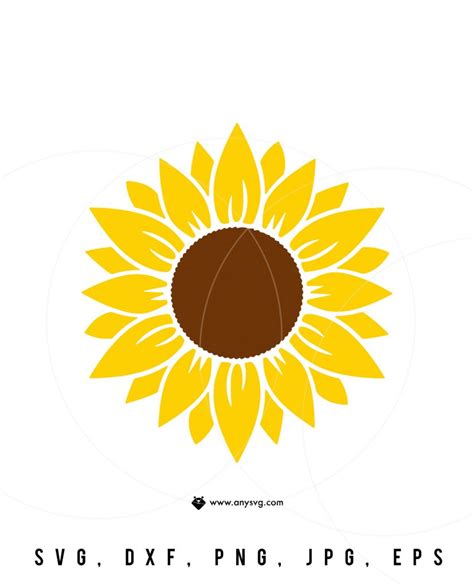 Free Free 232 Sunflower Center Svg SVG PNG EPS DXF File