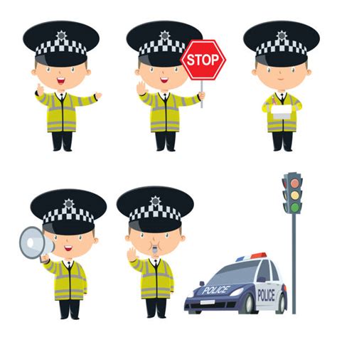 Best Traffic Officer Illustrations Royalty Free Vector Graphics And Clip