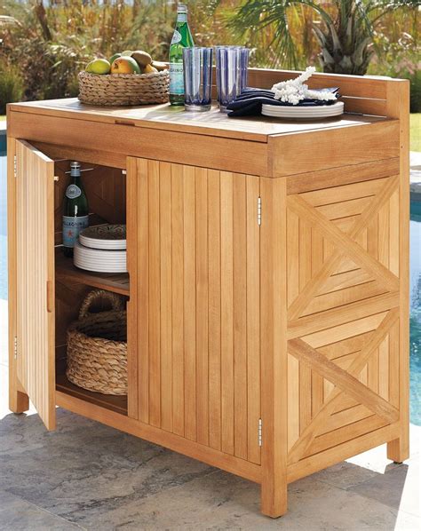 Creating The Perfect Outdoor Storage Space With Teak Cabinets Home