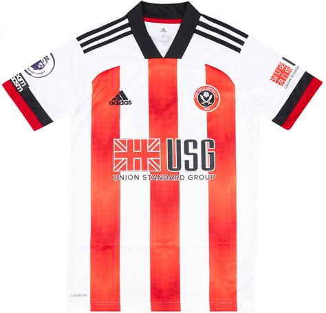 2020 21 Sheffield United Match Issue Home Shirt Fleck 4