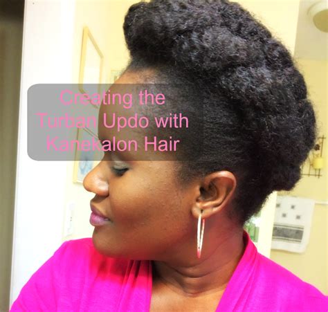 Jumbo braid hairstyles style #2 easy updo. Marley Hair Turban Updo | #WashDayExperience - Chic From ...