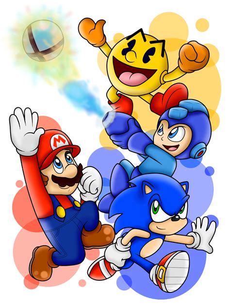 Four Videogame Legends One Game By Boxbird On Deviantart