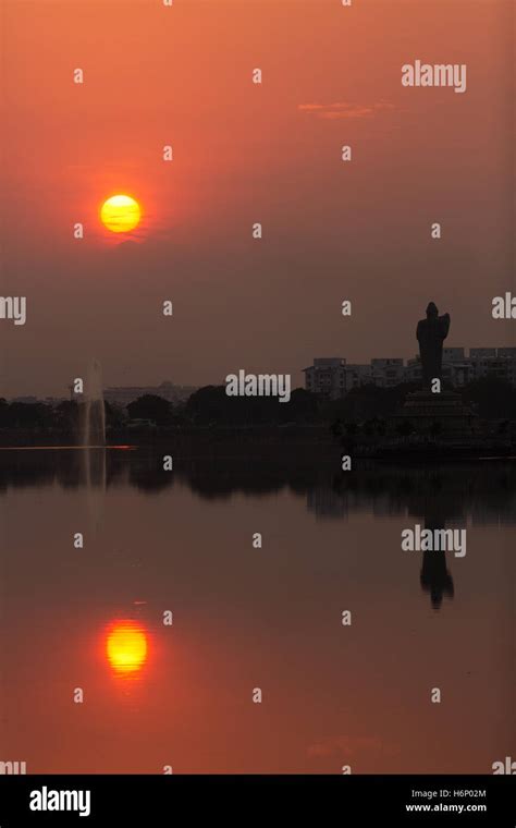 Sunrise In Hyderabadindia Stock Photo Alamy