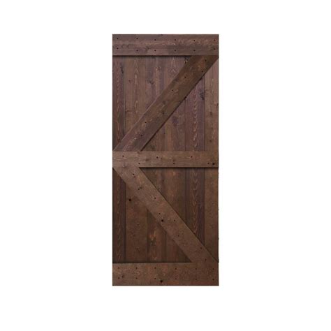 Calhome 30 In X 84 In Knotty Pine Solid Wood Interior Barn Door Slab