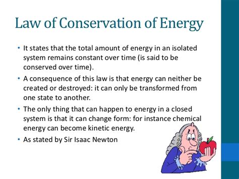 The principle of conservation of energy states that energy cannot be created or destroyed, i.e. NexGen Recycle Plant Presentation