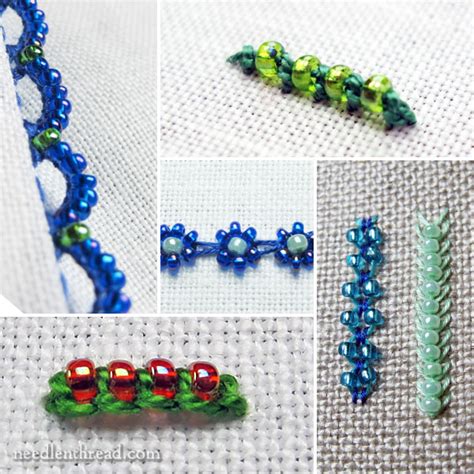 Embroidery Stitches With Beads