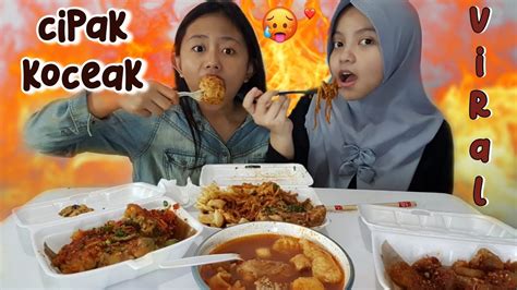 Review Makanan Yang Lagi Viral Di Tiktok Cipak Koceak Garut Youtube