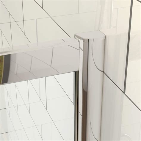 elegant 800 x 800 mm quadrant shower enclosure 6mm easy clean glass sliding shower cubicle door