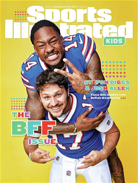 BFF Issue Cover Buffalo Bills Josh Allen And Stefon Diggs Photograph